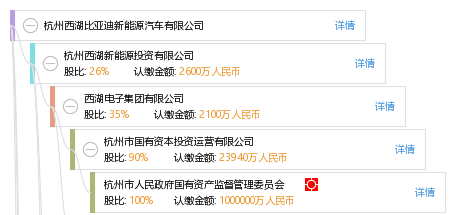 杭州西湖比亚迪新能源汽车有限公司
