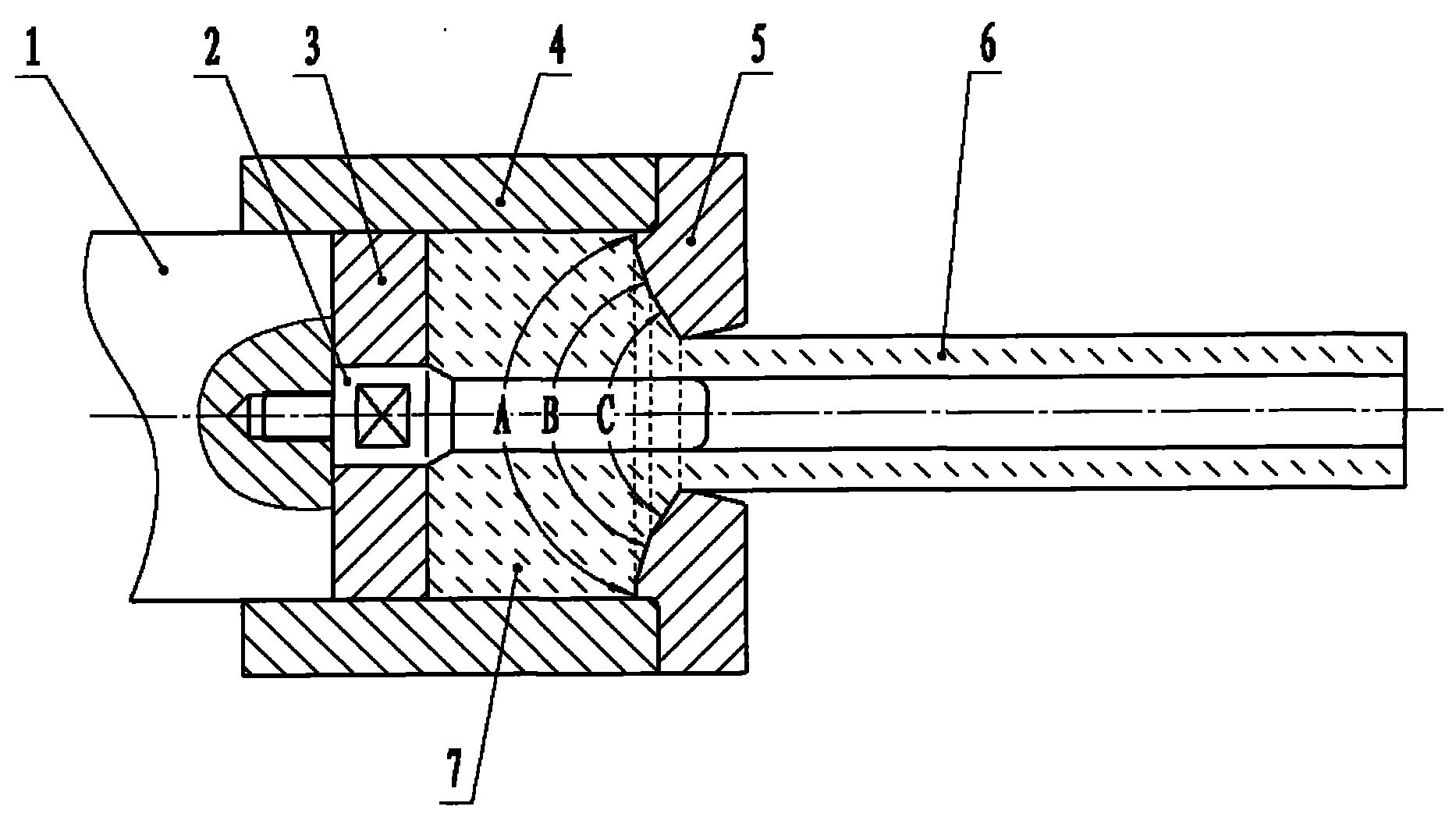 cn101758102a_厚壁无缝钢管挤压成形模具失效