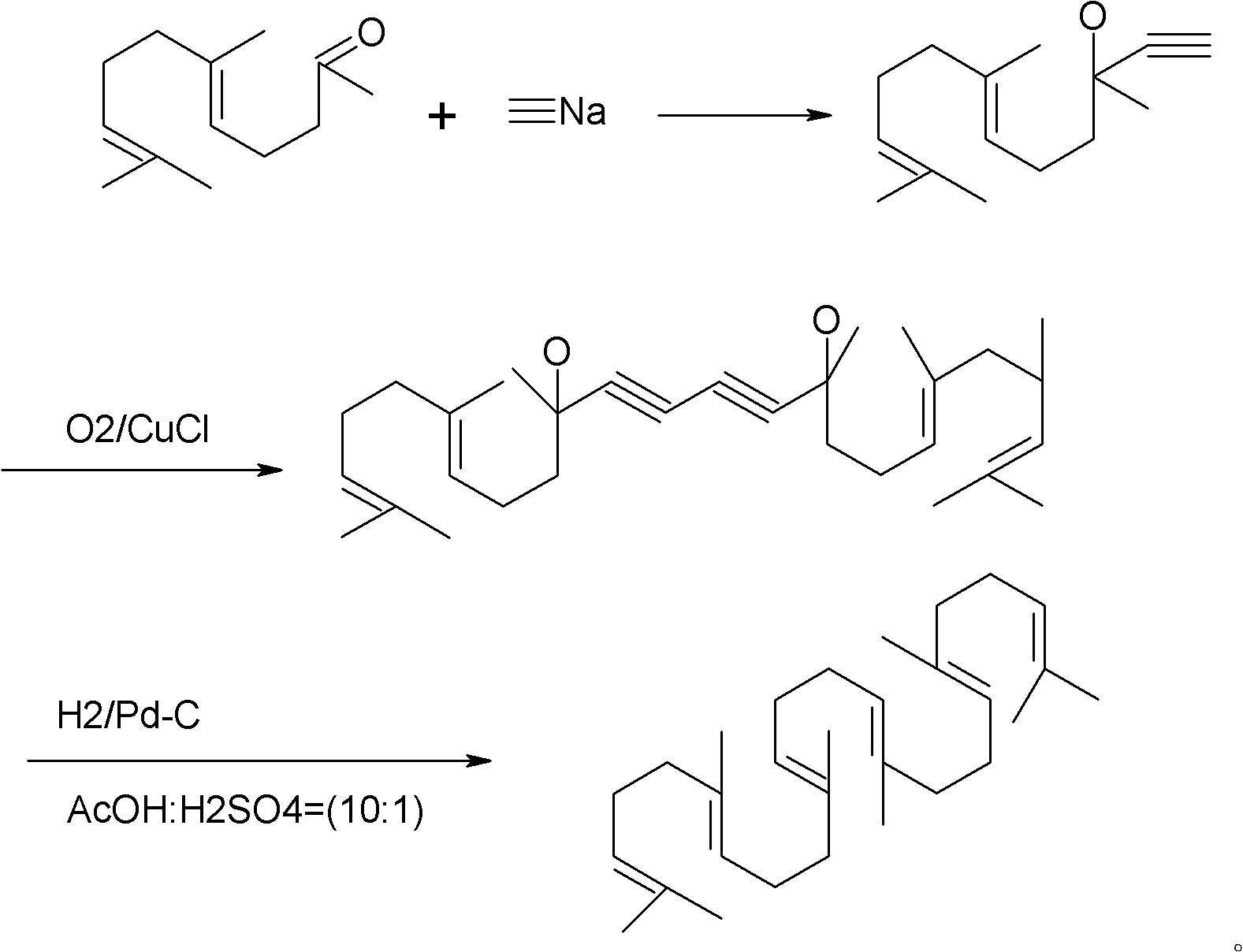 cn101891579a_一种角鲨烯的合成方法失效