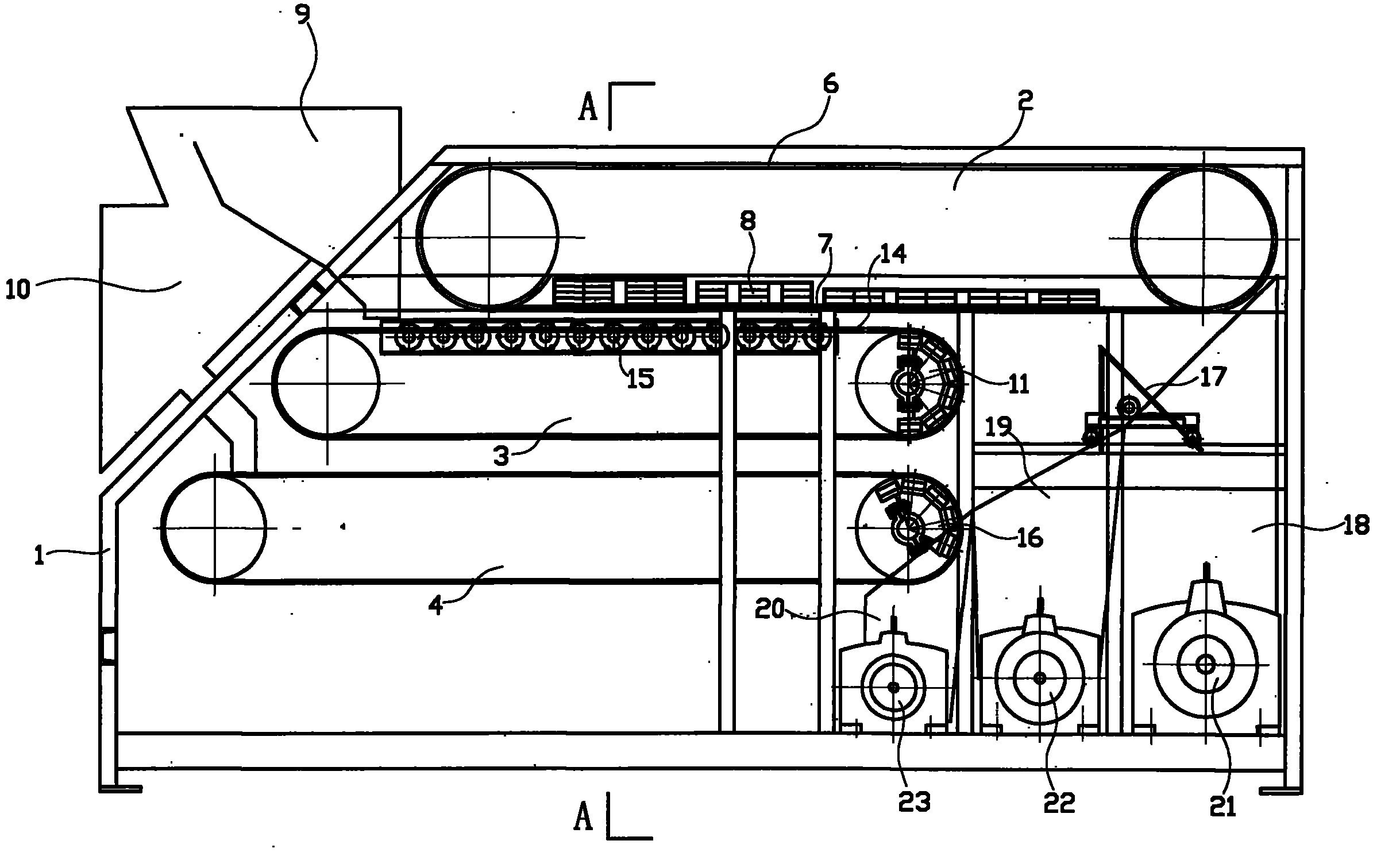 cn101961675a_悬浮式干式磁选机有效