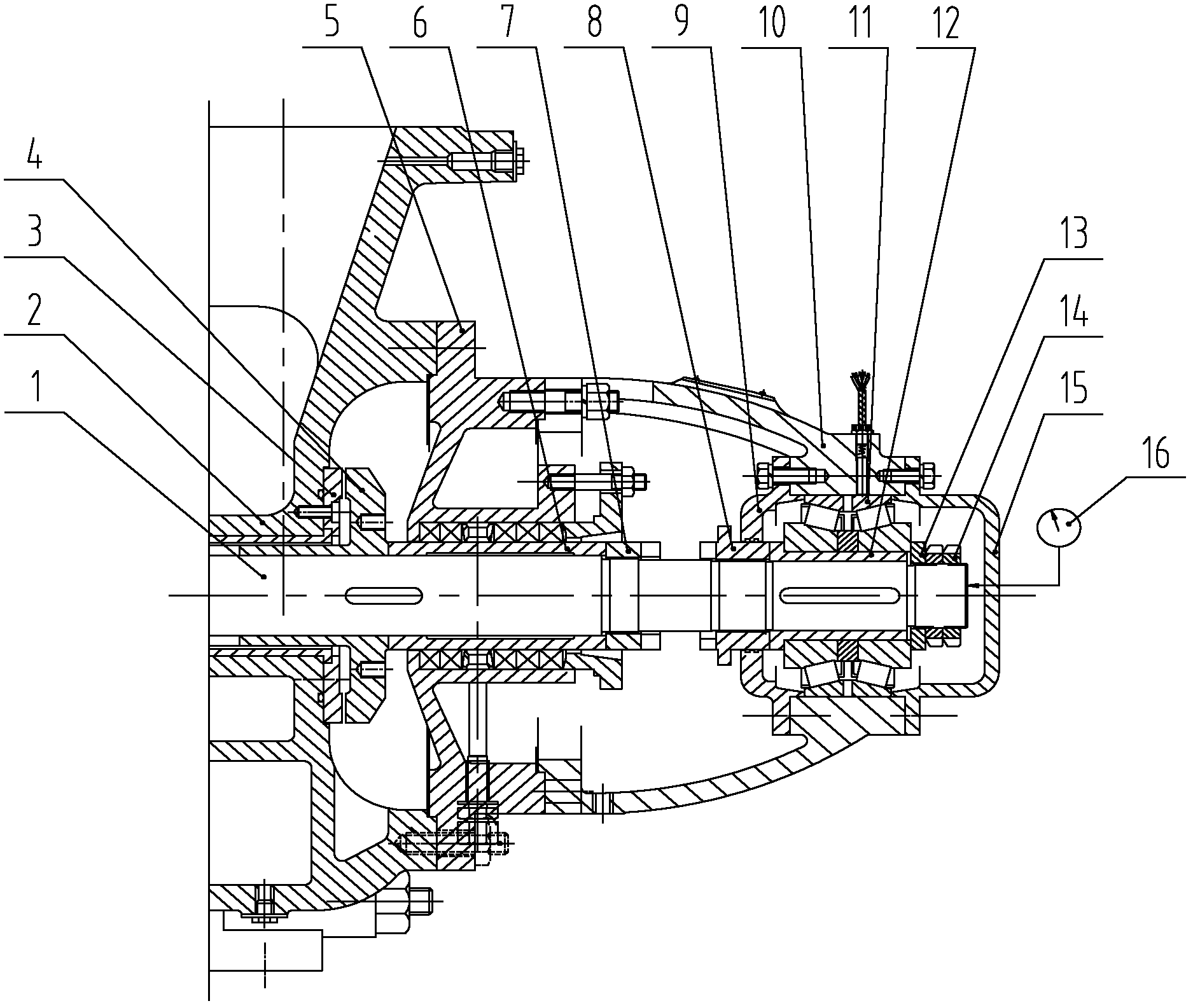 cn102312841a_平衡盘间隙固定的节能多级离心泵