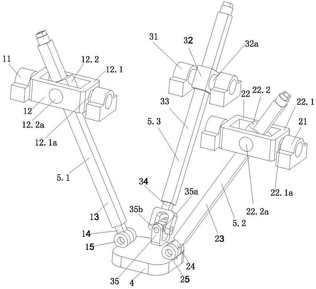 cn102366896a_具有两条垂直交错转轴的三自由度并联机构有效