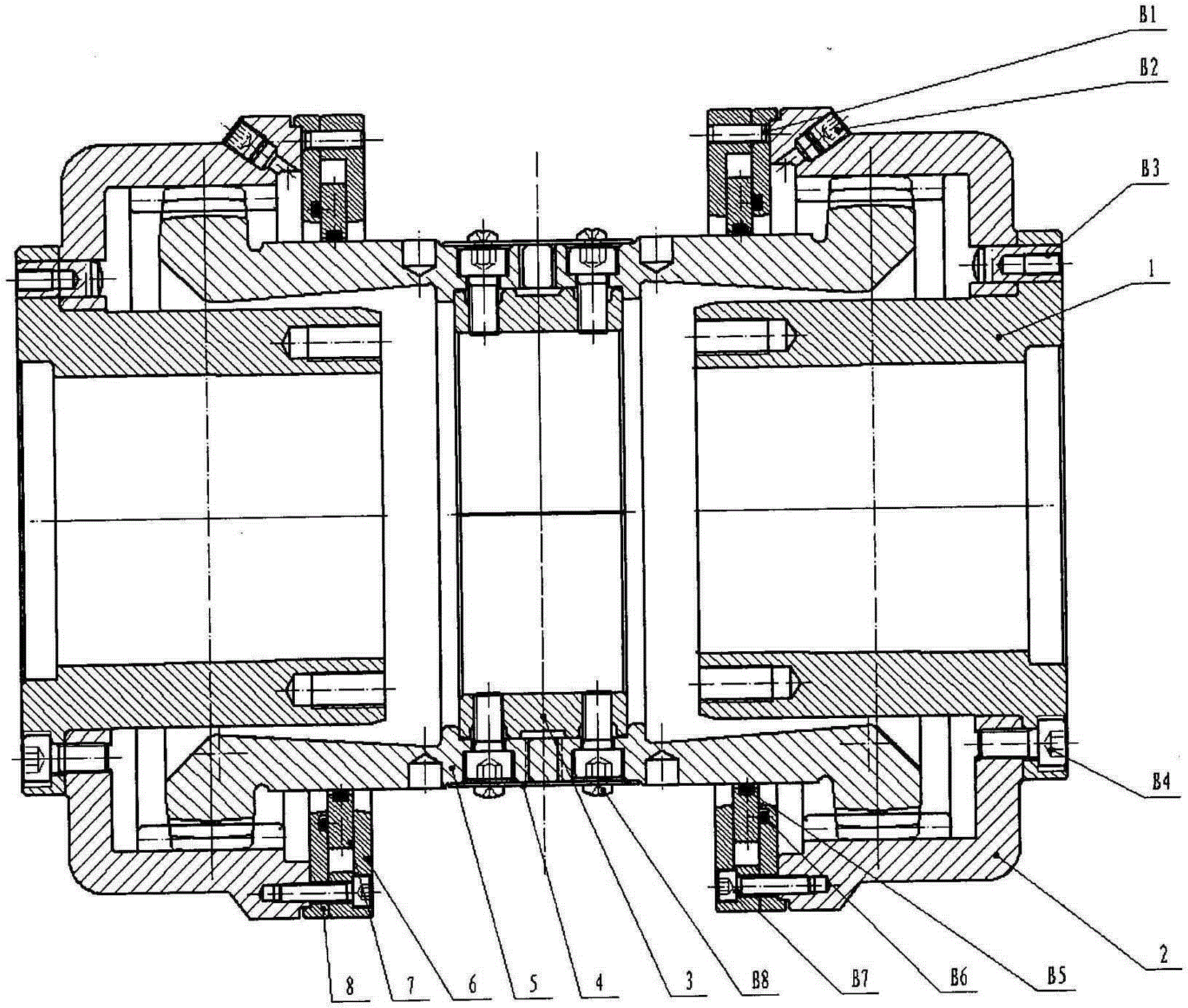 cn102562840a_一种齿式联轴器失效