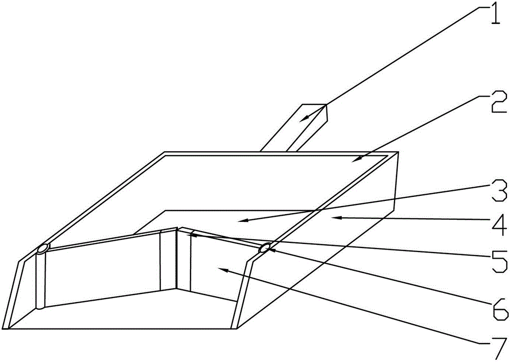 cn102973223a_一种防止垃圾掉落的簸箕失效