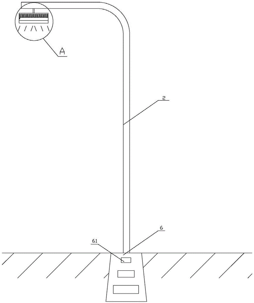 一种智能散热加固路灯