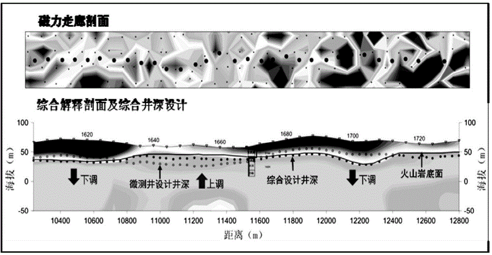 一种基于微测井和非地震资料设计大炮井深的方法