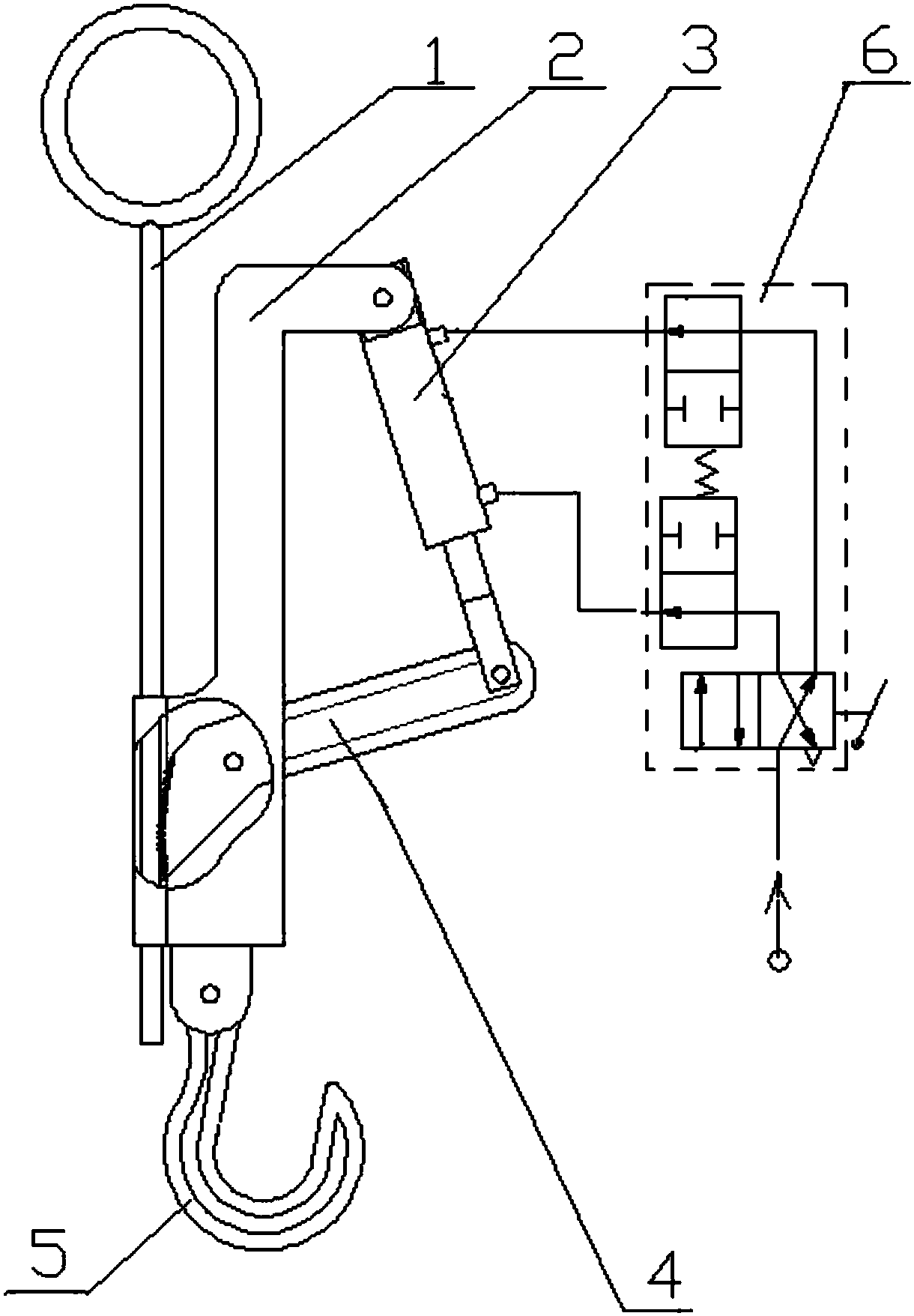 cn105384061a_自动脱钩器及其脱钩方法有效