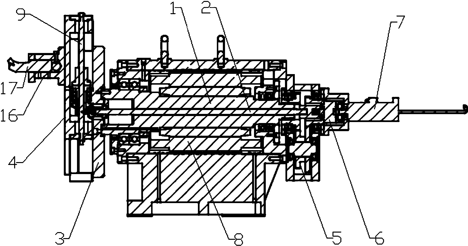 cn106346051a_平旋盘结构及镗床失效