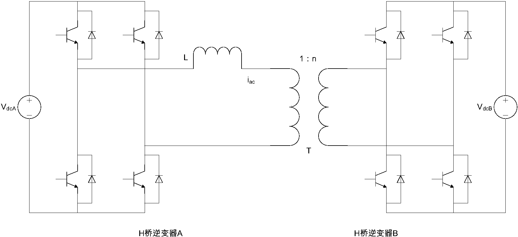 一种抑制双向全桥变换器交流电流中直流分量的方法