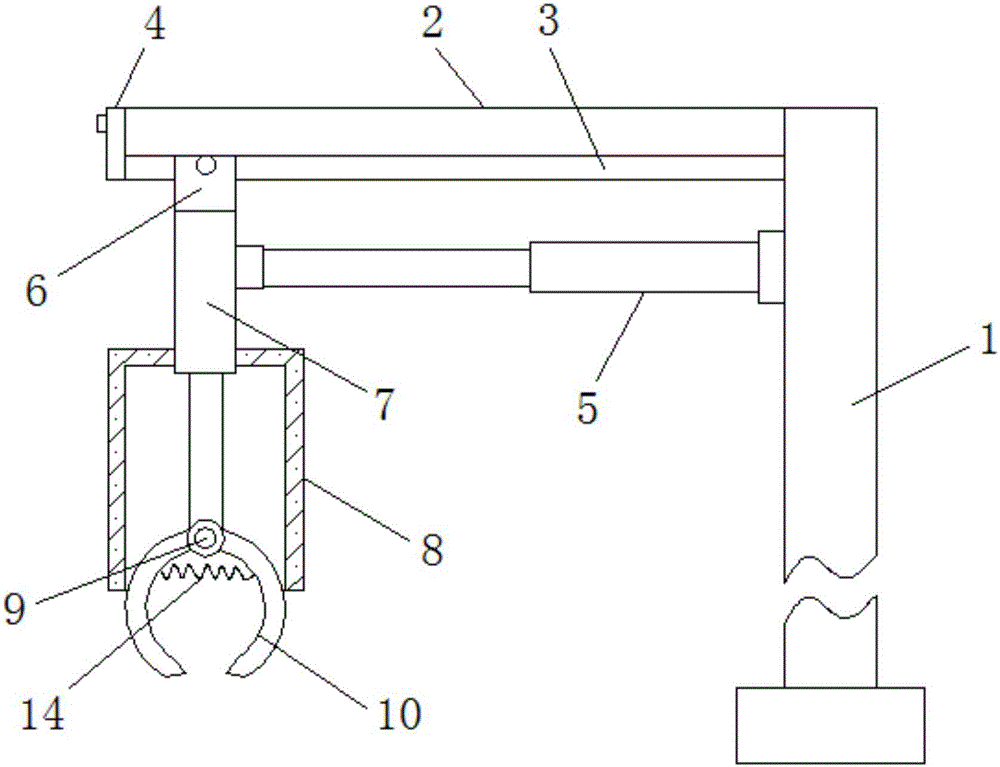 cn106698204a_一种用于农业机械加工的原料提升装置失效