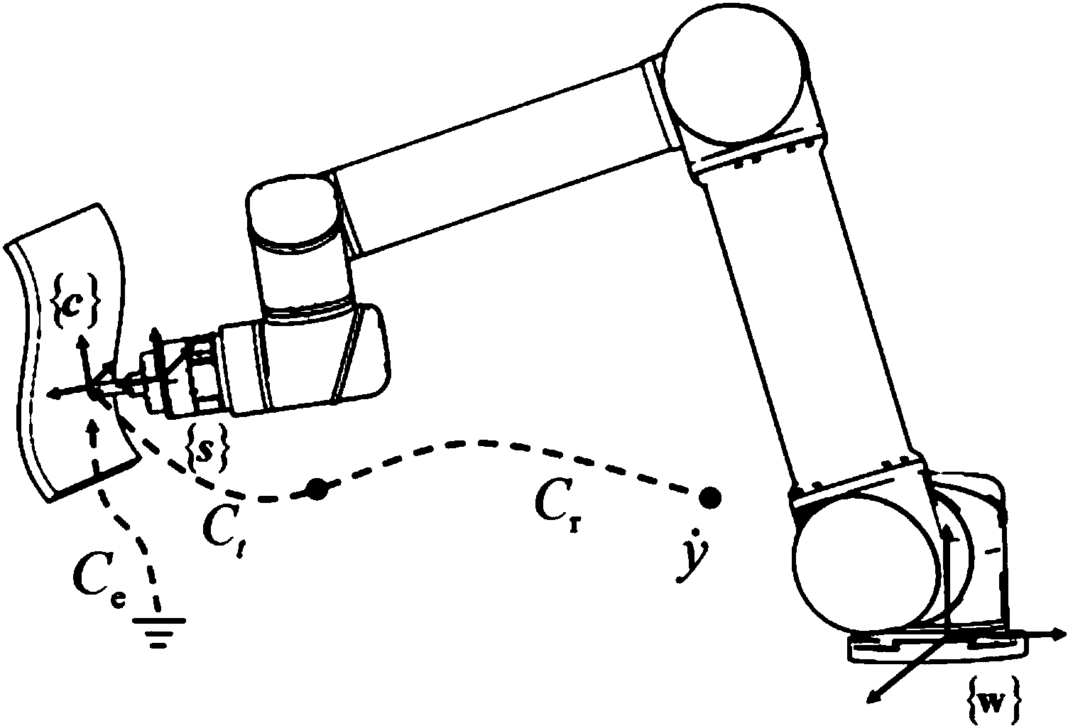 cn106945040a_一种用于单自由度柔性末端的机械臂控制算法失效