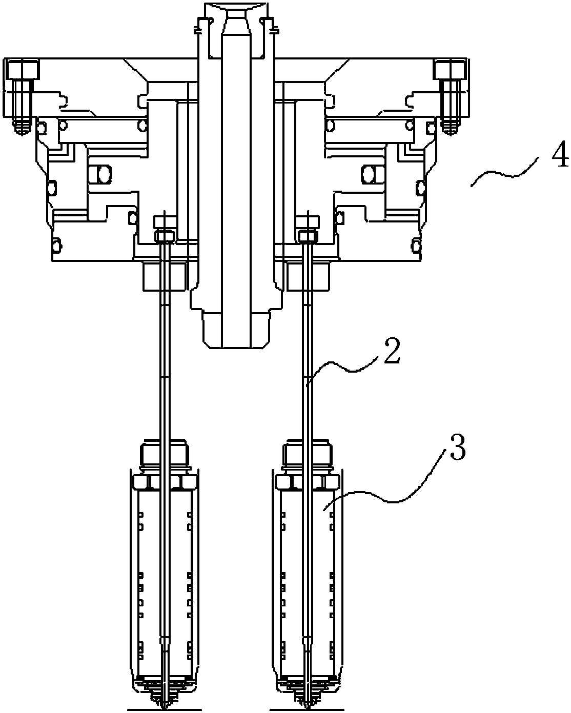 cn107160643a_一缸多针新型热流道系统在审