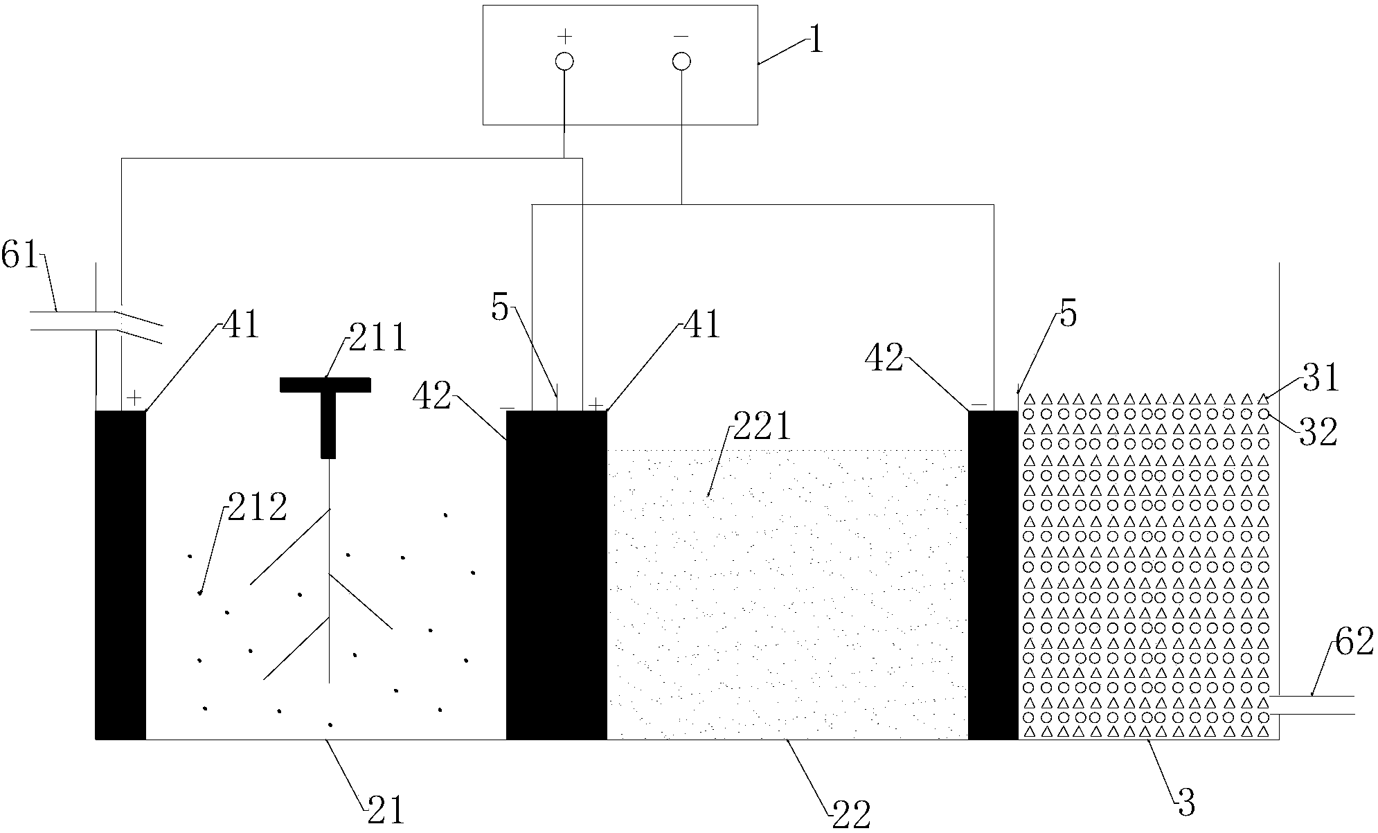 cn107176728a_一种电化学氧化法处理污水装置及用其处理污水的方法在