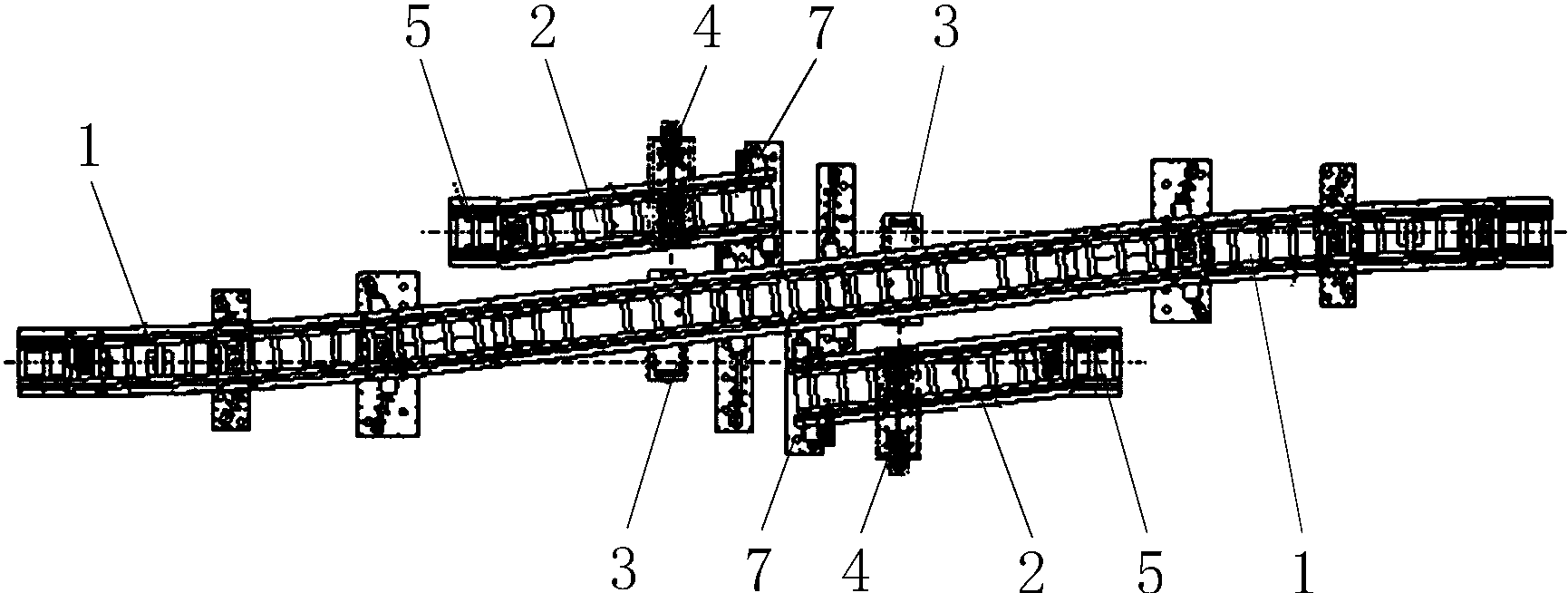 cn107313309a_一种用于中低速磁浮的单渡线道岔在审