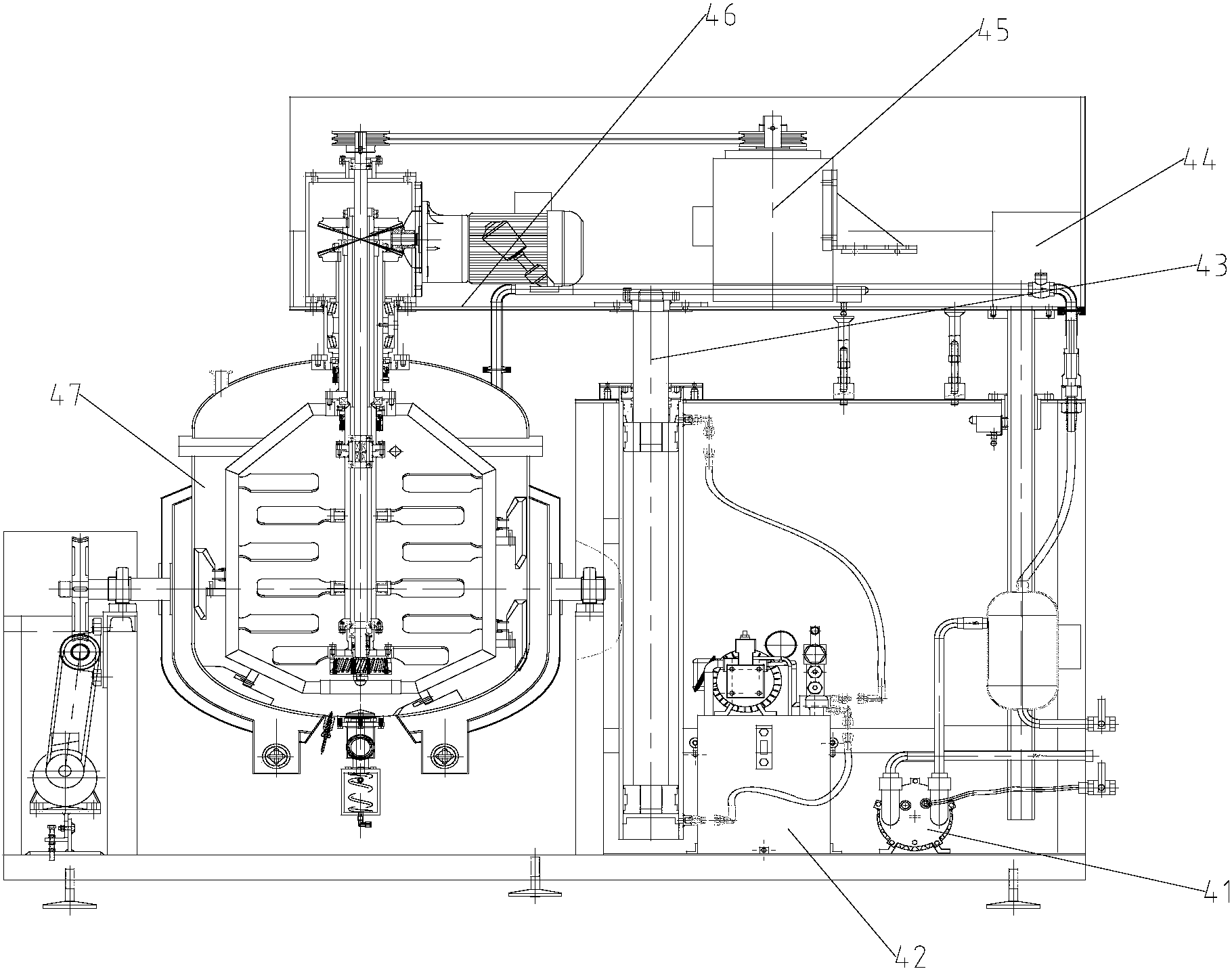 cn107803151a_一种真空乳化搅拌机组在审