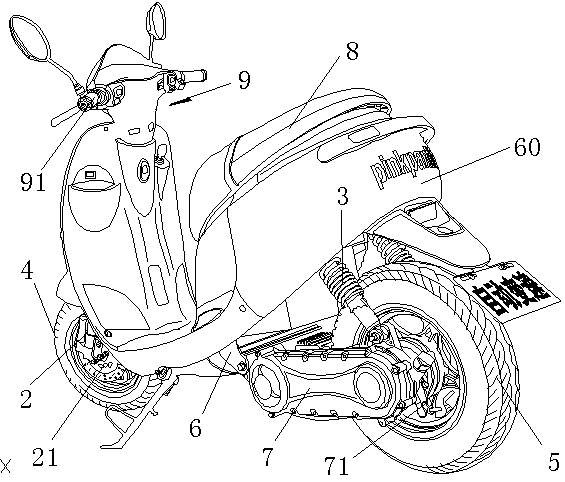 cn107933801a_一种电动车在审