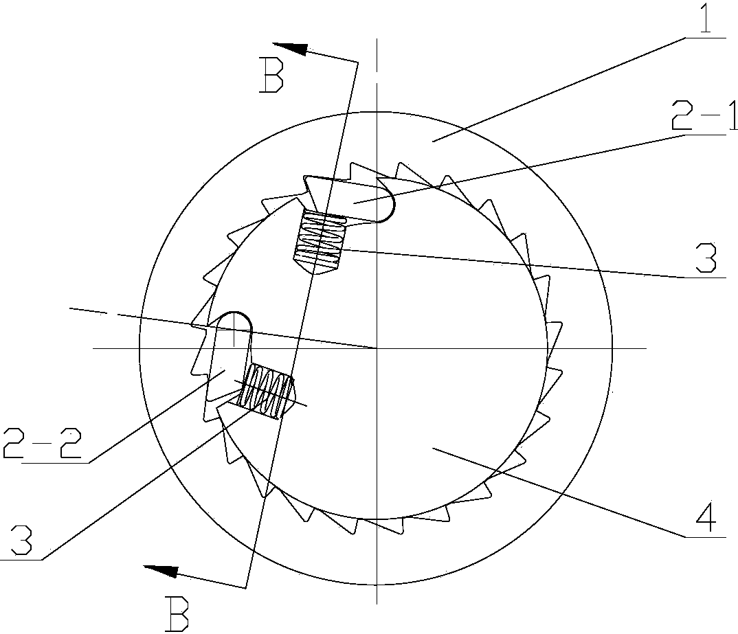 cn108006194a_小角度快速倒齿的棘轮机构在审