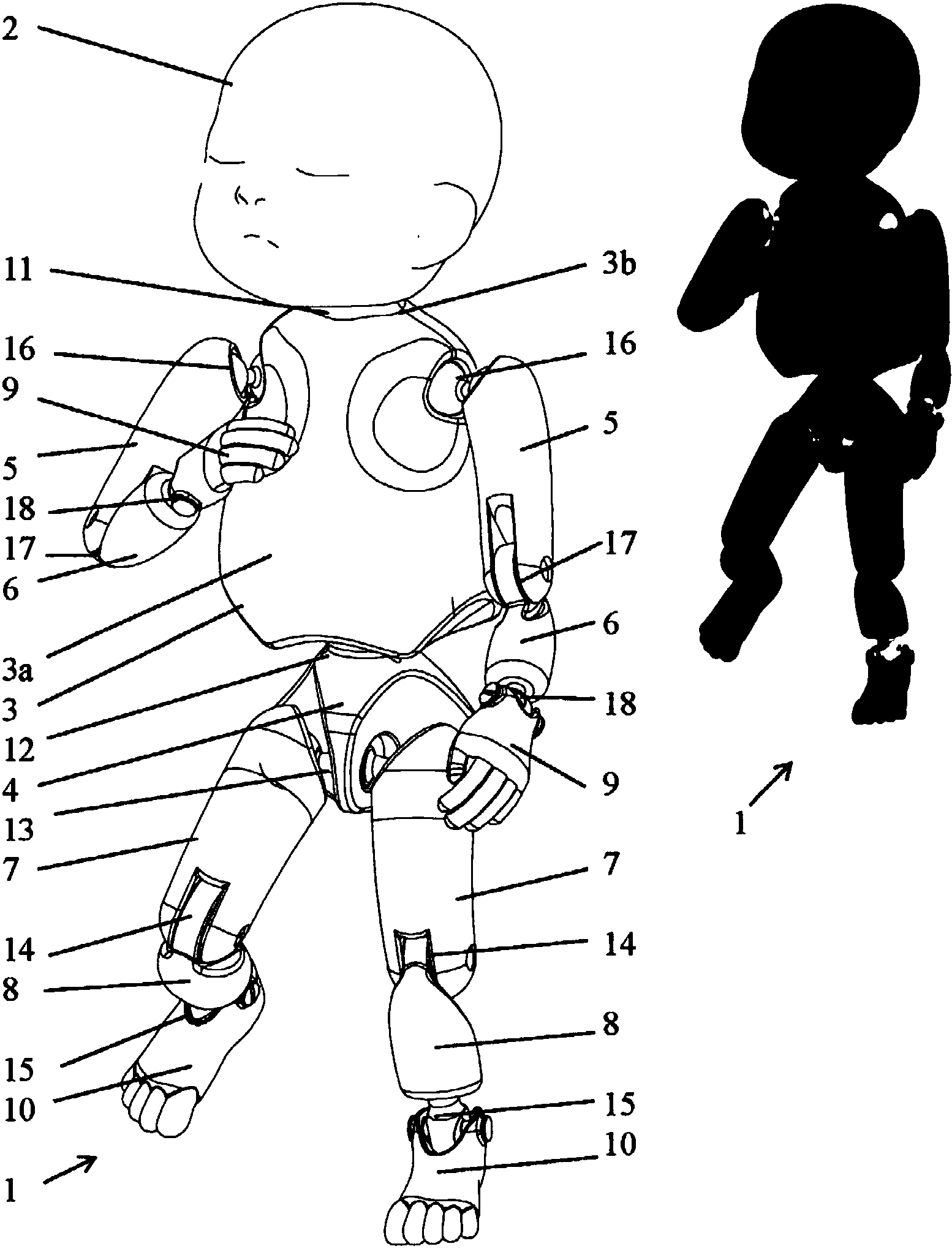 cn108028028a_具有铰接关节的人体模型在审