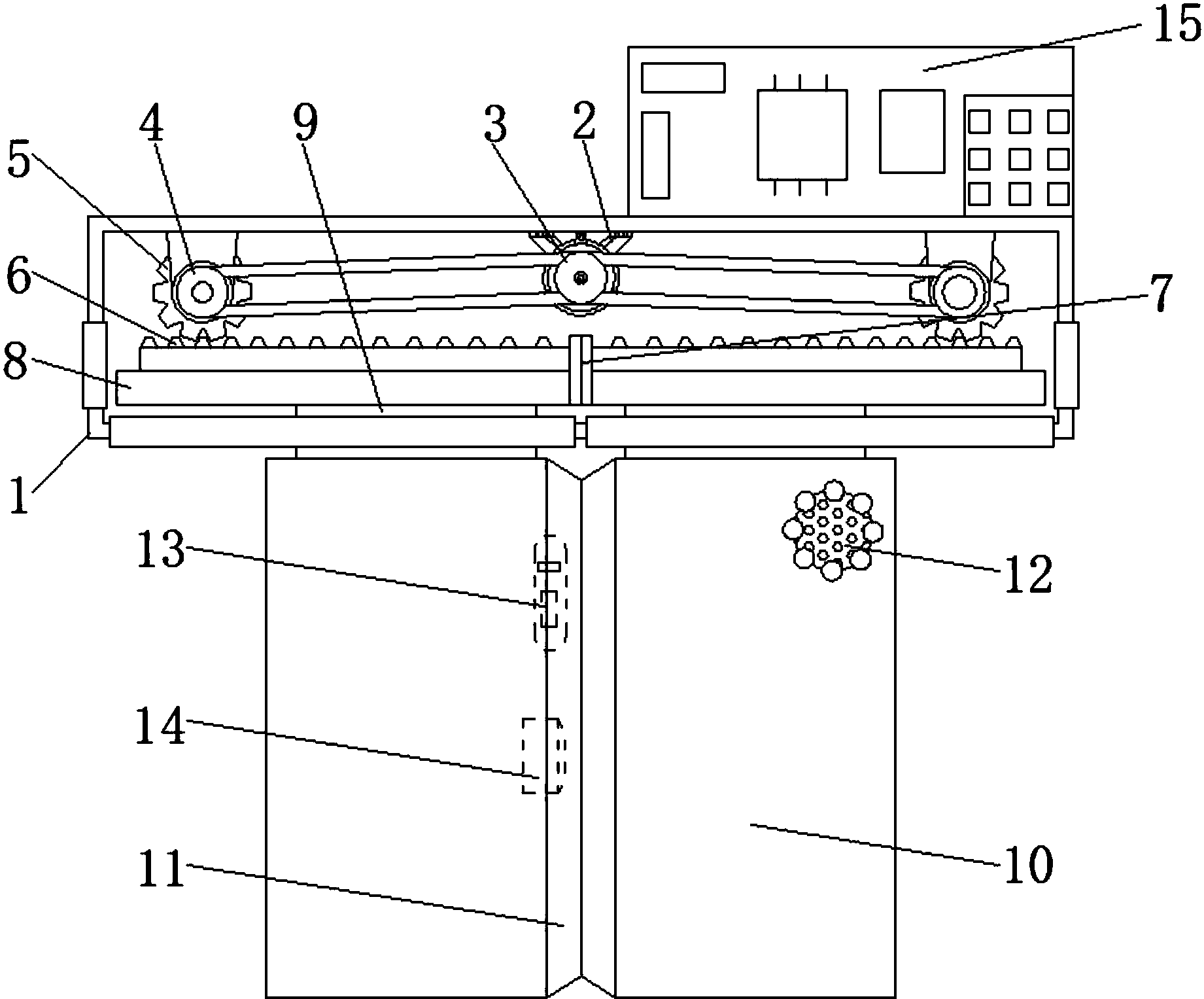 cn108086845a_一种自动门的热感应防夹装置及其方法在审