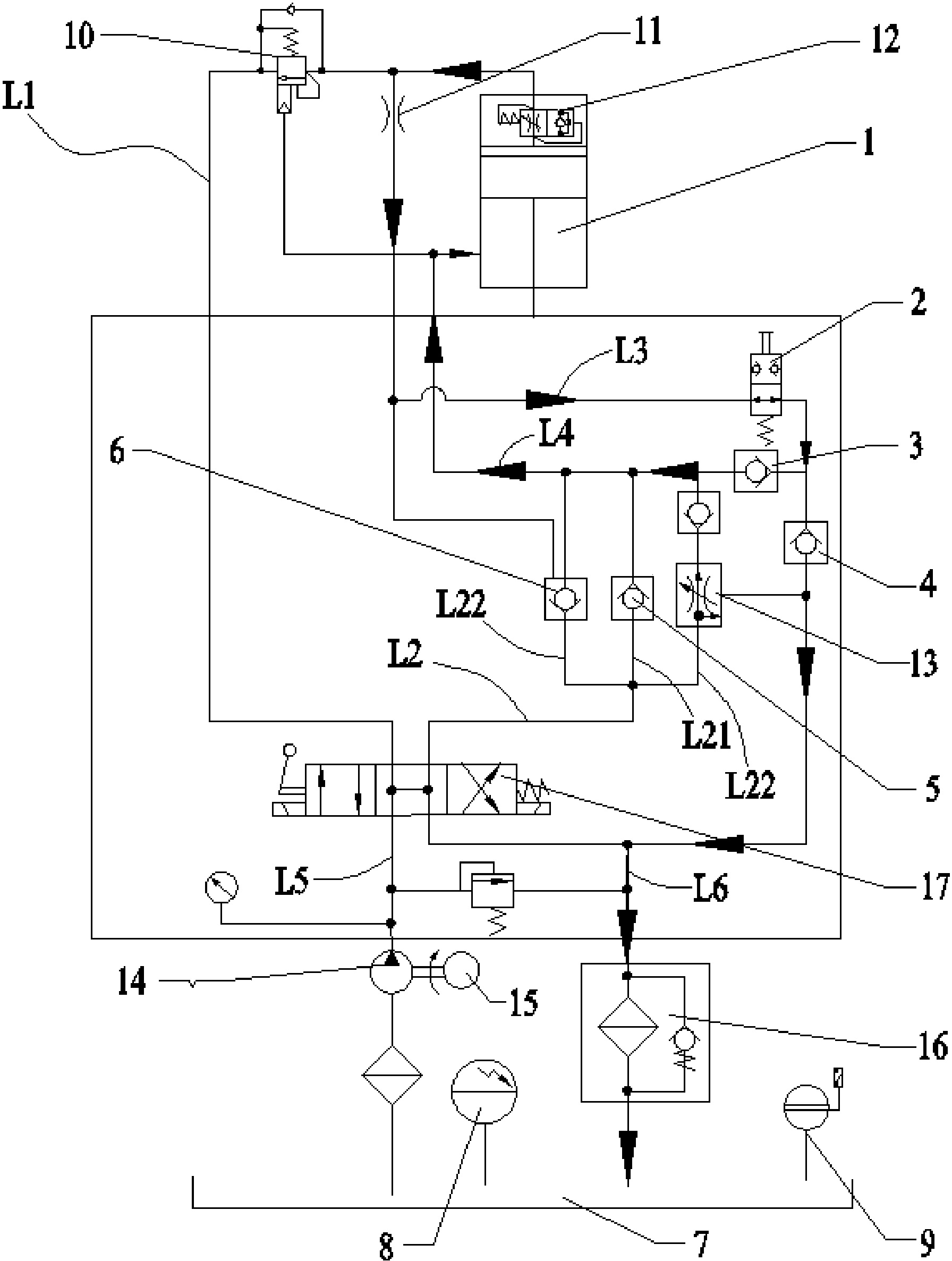 cn108194457a_液压顶升系统及塔式起重机有效