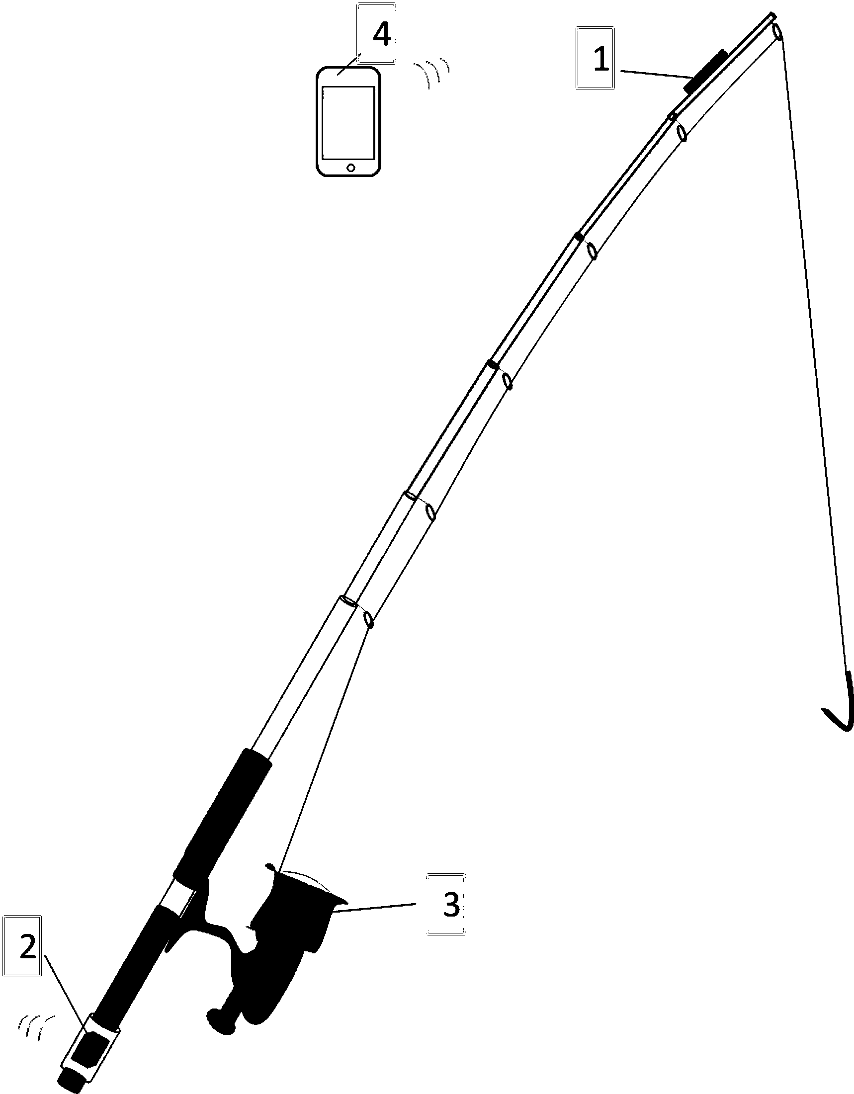 cn108207830a_一种基于高形变电阻应变式传感器的智能钓鱼竿在审