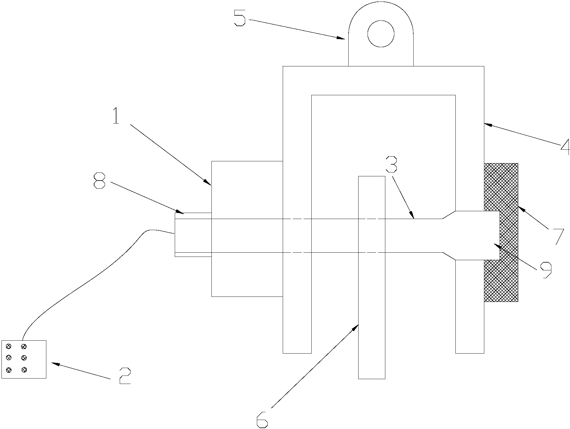 cn108238544a_一种用于轻型钢结构吊装的自动脱钩装置失效