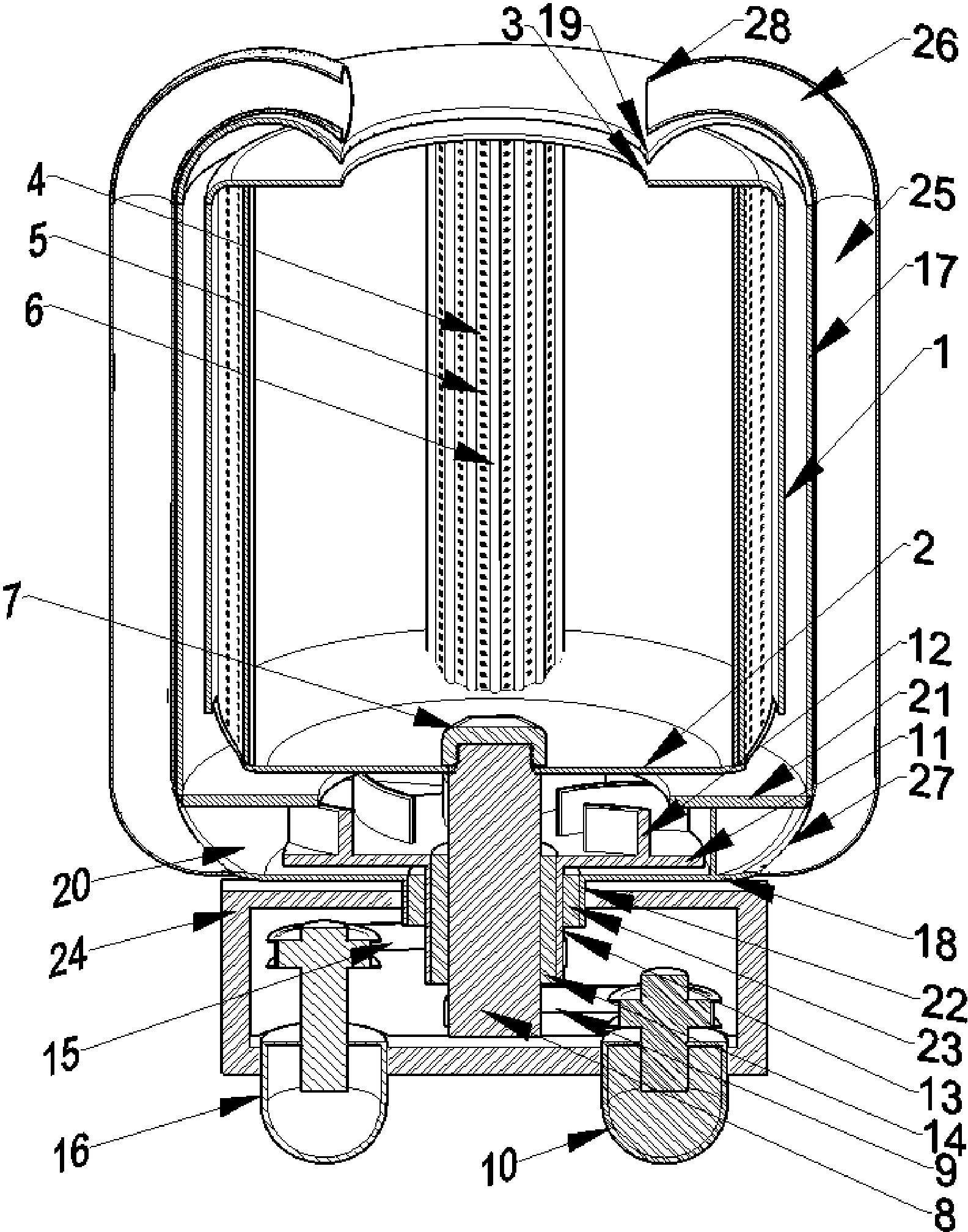 cn108277616a_一种水力搅拌洗衣机的洗衣桶在审