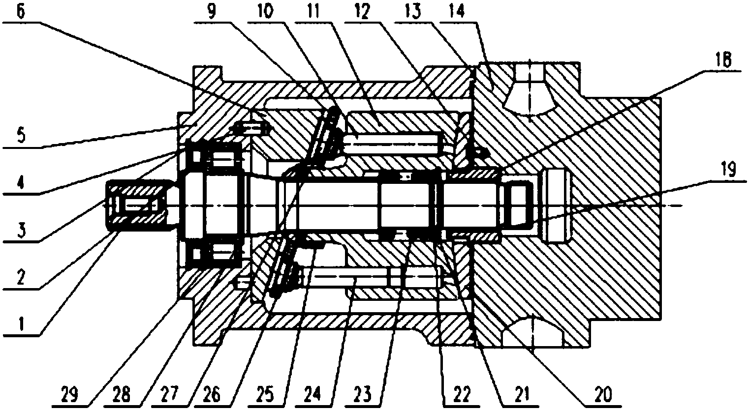 cn108644083a_一种两级压力输出的超高压轴向柱塞泵有效