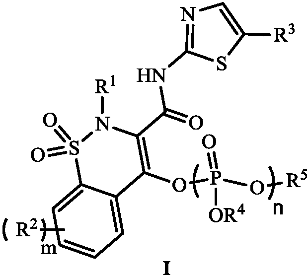 一种苯并塞嗪磷酸酯衍生物,其制备方法及其在医药上的