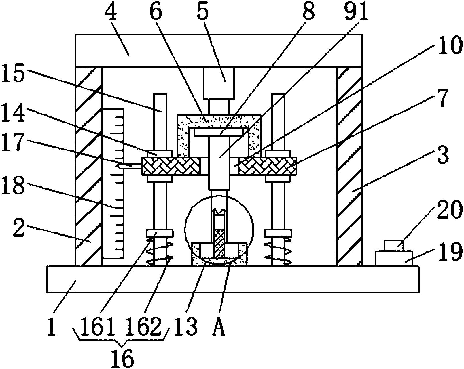 cn108709707a_一种具有防撞功能的弹簧弹力系数检测装置在审