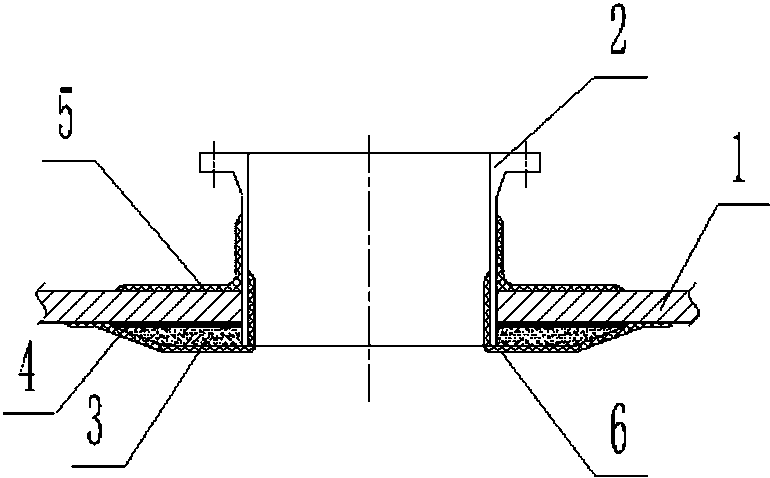 cn108916512a_一种用缠绕成型补强圈补强的玻璃钢贮罐接管在审