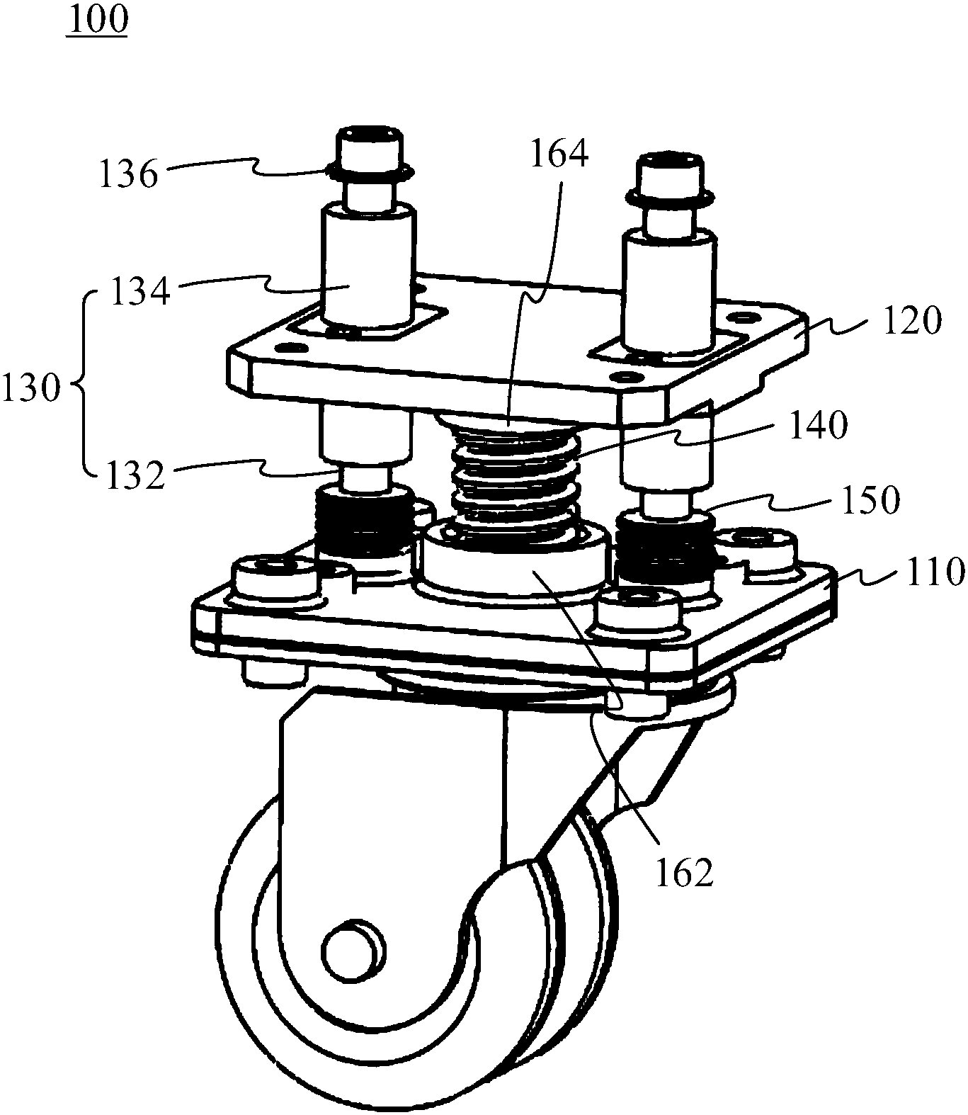 cn108974181a_减震缓冲装置以及具有其的移动机器人在审