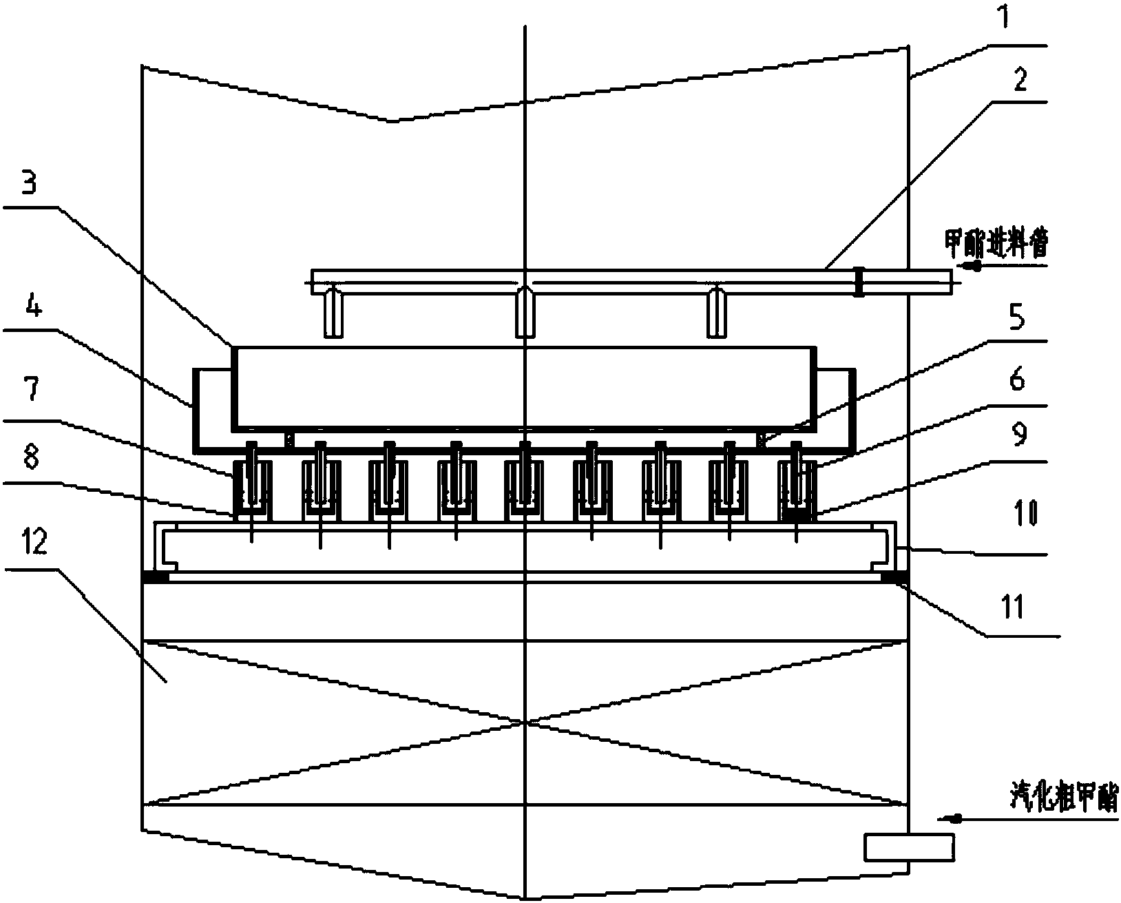 cn109078352a_生物柴油蒸馏塔小流量槽式分布器在审