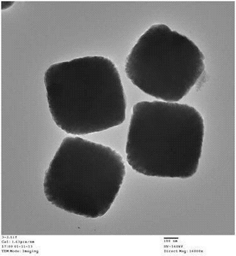 cn109306523a_一种制备单晶fe2o3纳米颗粒自组装正方体纳米结构的方法