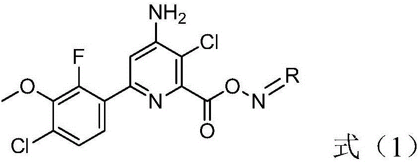 含氟氯吡啶肟酯结构的化合物及其制备方法和应用及一种除草剂