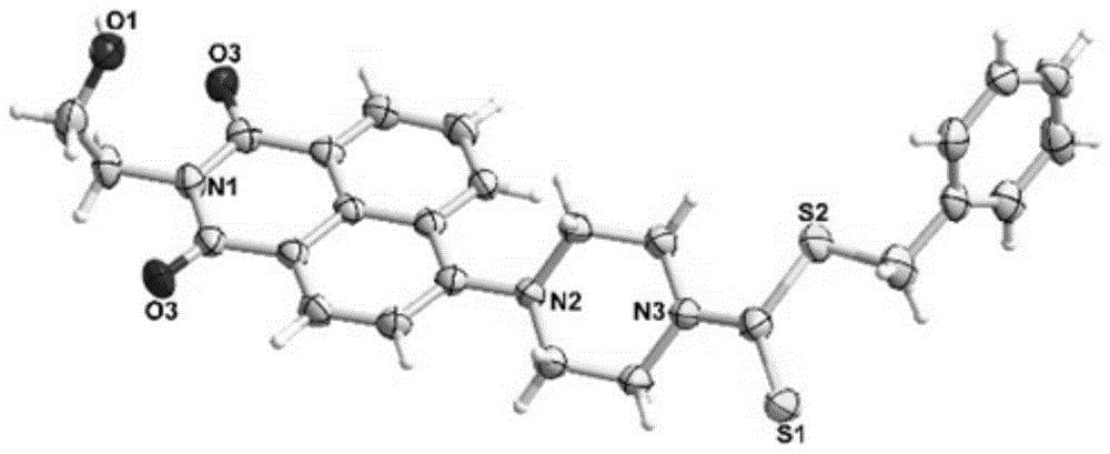 cn110317171a_4-二硫代甲酸哌嗪-1,8-萘酰亚胺衍生物及其制备方法和