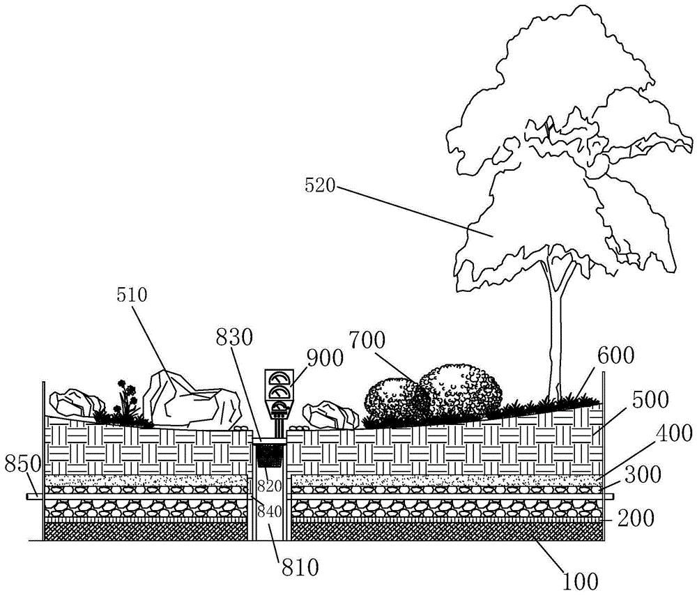 一种海绵城市道路绿化隔离带绿地系统专利_专利查询 天眼查