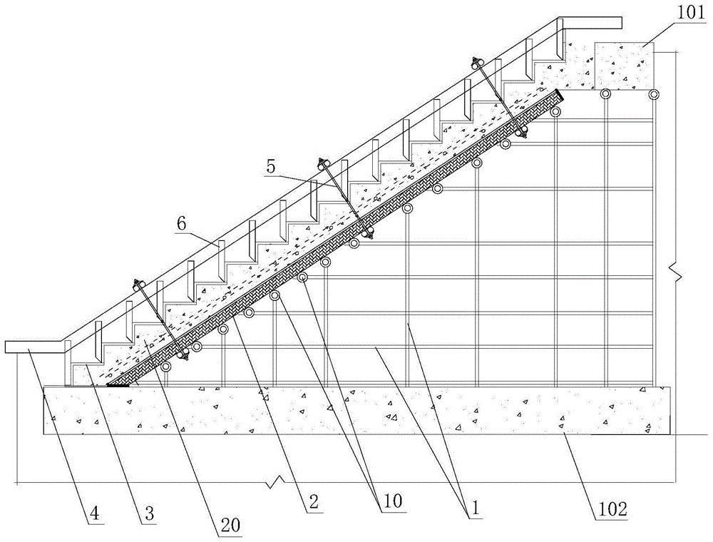 cn110565949a_一种楼梯踏步定向钢模板及施工方法在审