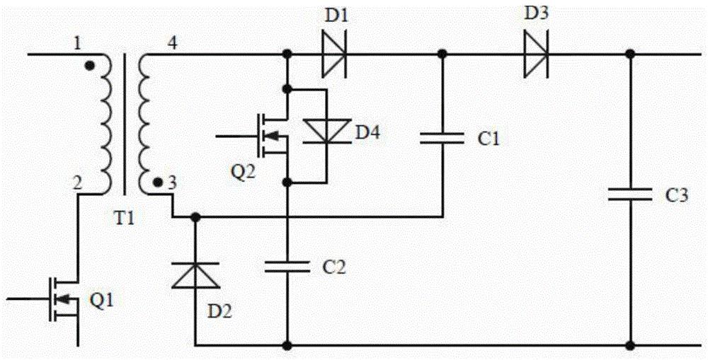 cn110912409a_一种正反激式开关电源电路在审