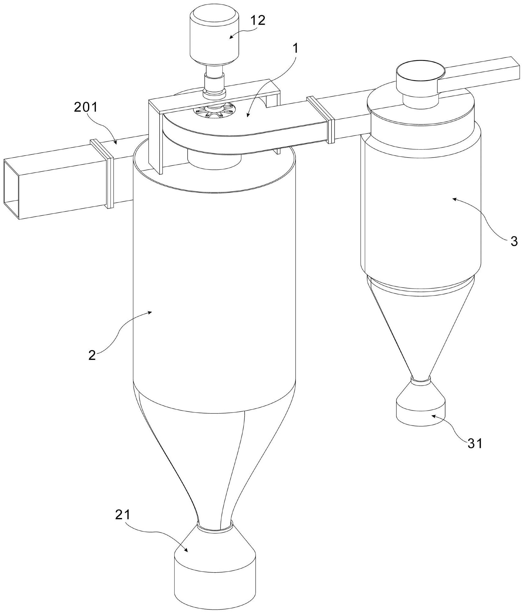 cn112221297a_一种双桶串联式旋风分离器在审