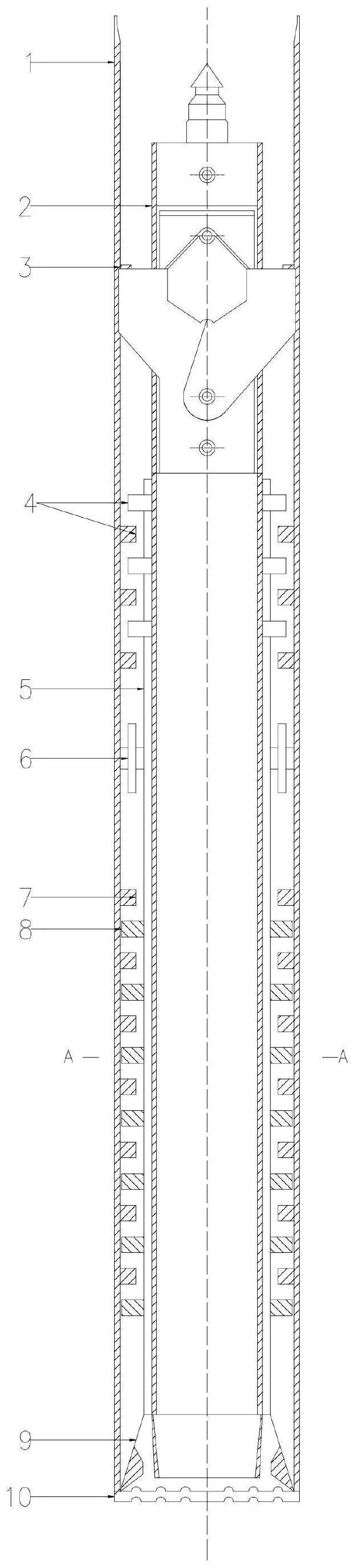 一种水平定向钻进工程地质勘察绳索取芯涡轮钻具