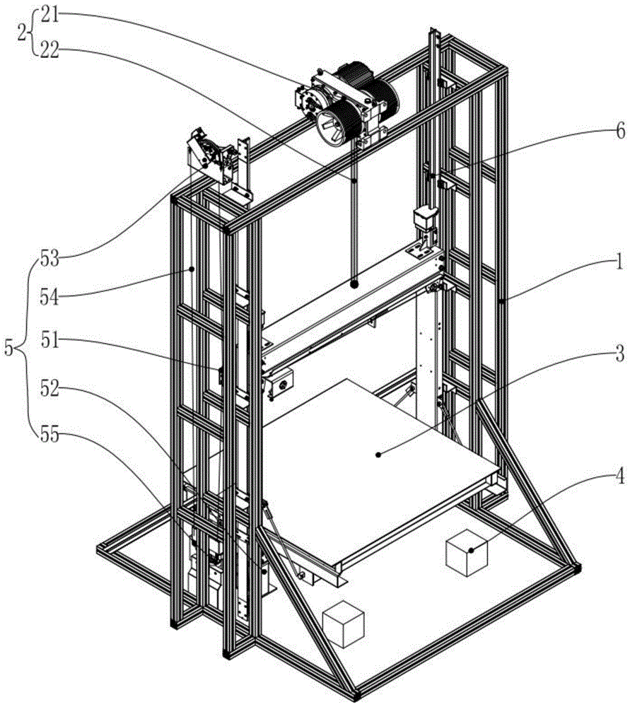 一种电梯安全钳试验装置,其试验方法及其实训考核方法