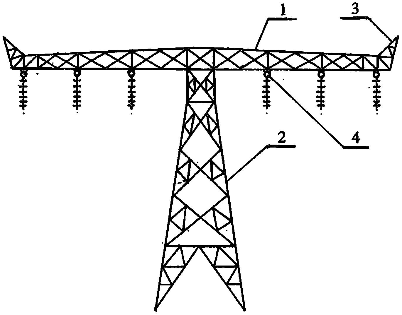 双回路输电丁字塔