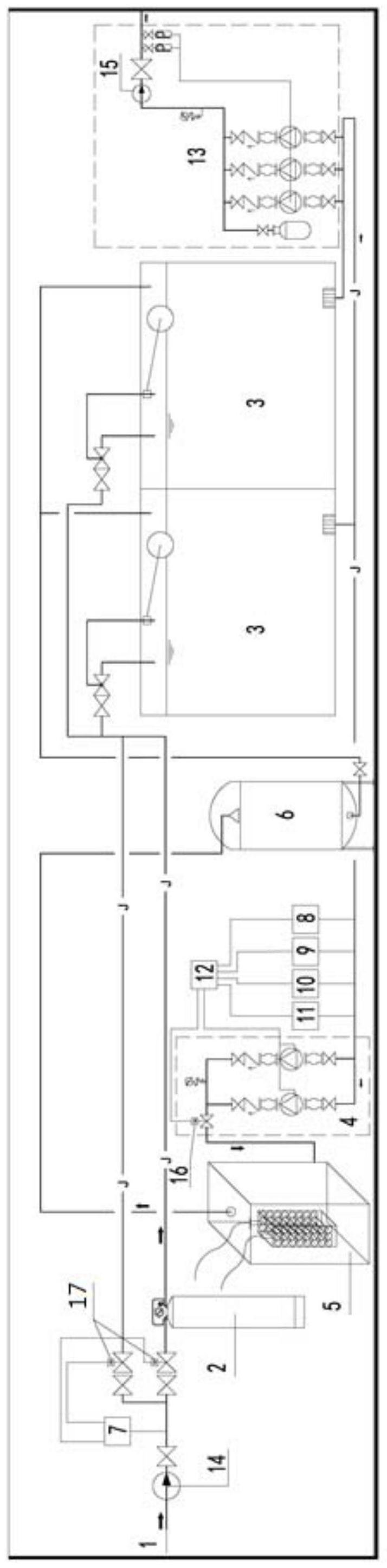 一种基于电化学电解技术提升二次供水水质的装置与工艺