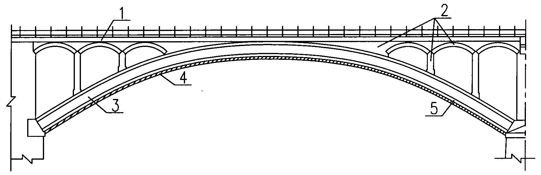 cn101289837b_以箱形截面替代肋形主拱圈截面加固双曲拱桥的方法有效