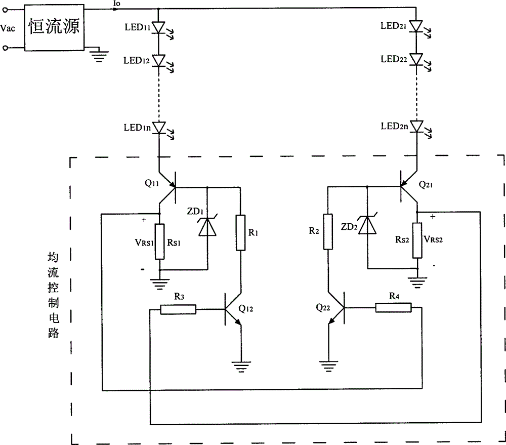 一种适用于led驱动器的两路均流控制电路