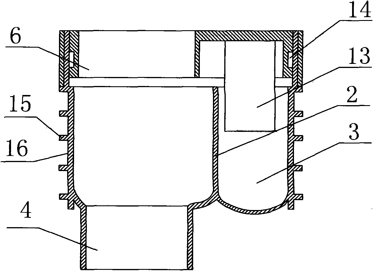 带渗水收集功能的污废水同层排水汇集器