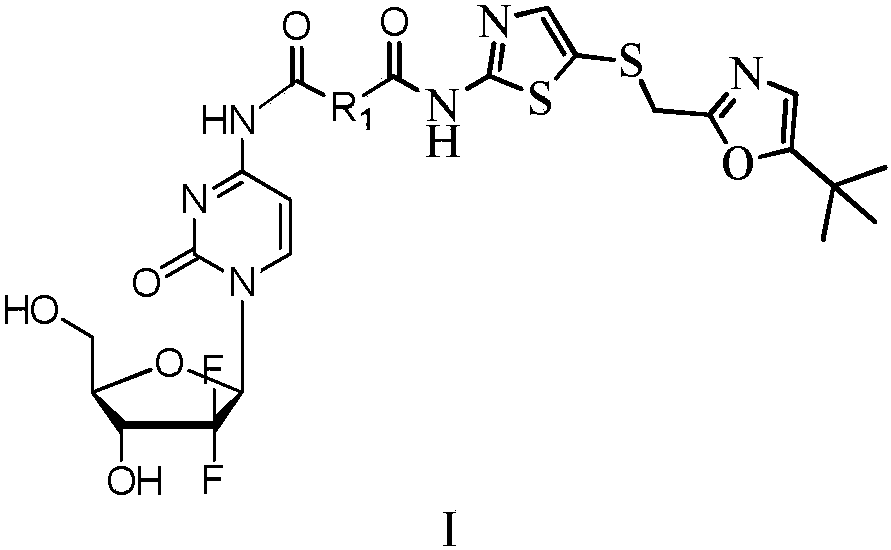 cn104693256b_吉西他滨衍生物,含该衍生物的组合物及所述衍生物的制药