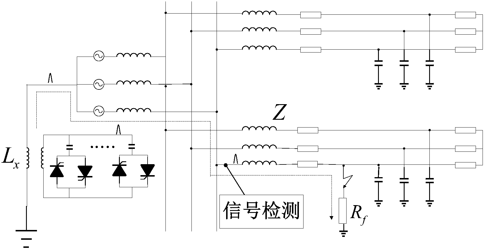 一种中性点经消弧线圈接地系统单相接地故障定位方法