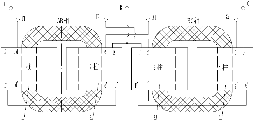 cn105448504b_vv接线卷铁心牵引变压器有效